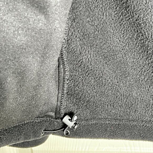 New Balance Fleece Jacket Size Small Black Grey Mock Collar Full Zip Barely Worn - Picture 6 of 13